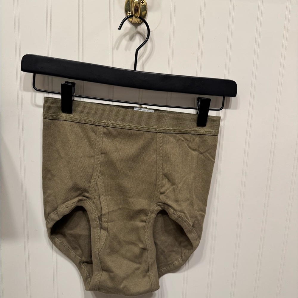 Olive Green 90’s Men's Military Briefs